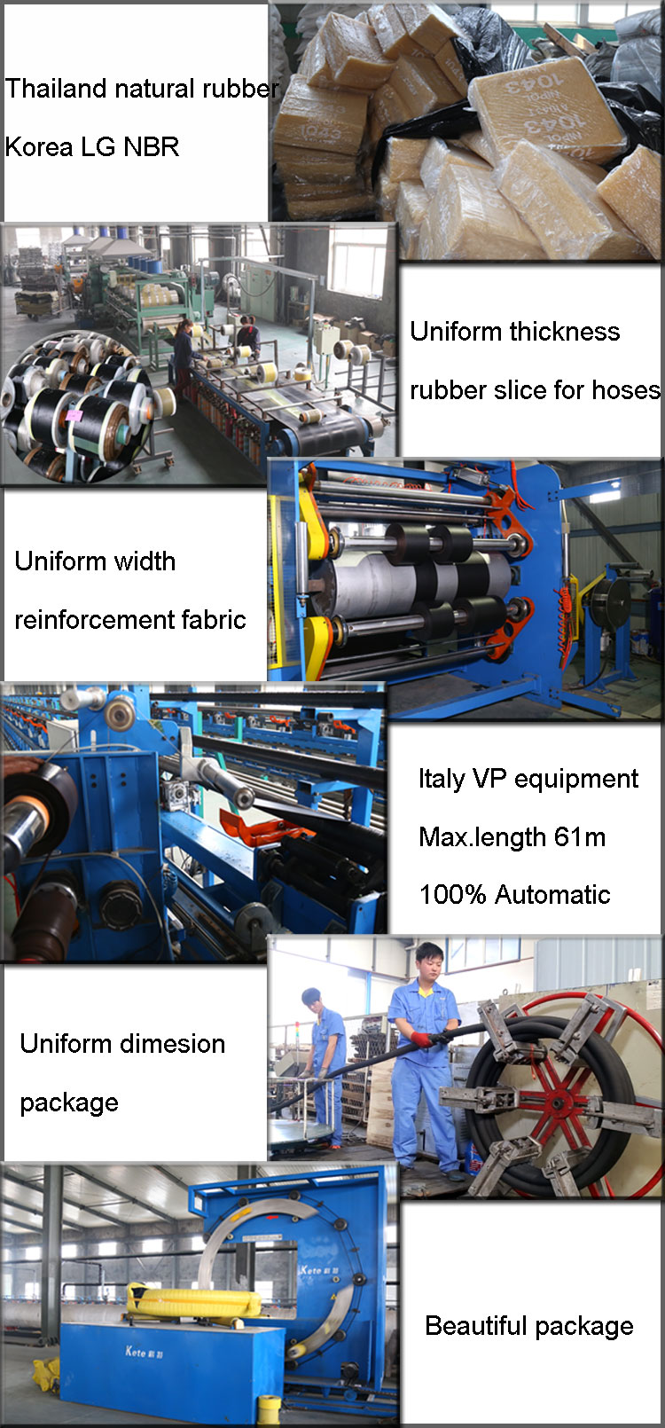 industrial hose production